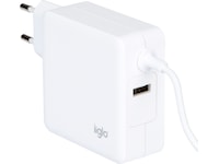 iiglo Universal Charger USB-C 65W Batteri og lader