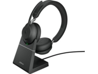 Jabra Evolve2 65, Link380a MS Stereo Stand Black Hodesett, trådløse