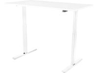 Kenson Compact 2 elektrisk hev/senk skrivebord 180x80 – hvit/hvit Skrivebord