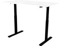 Kenson Compact 2 elektrisk hev/senk skrivebord 180x80 – sort/hvit Skrivebord