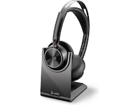 Poly Voyager Focus 2 Stereo Headset med Ladestativ Hodesett, trådløse