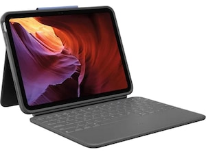 Logitech iPad 10,9" / 11" Rugged Folio Tastaturdeksel (oxford grey) Tastatur og stylus