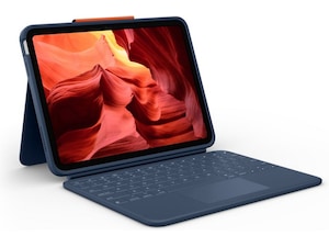 Logitech iPad 10,9" / 11" Rugged Combo 4 Touch tastaturdeksel (blå) Tastatur og stylus