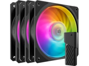 Cooler Master Mobius 120p ARGB Vifte 3pk (sort) Vifter
