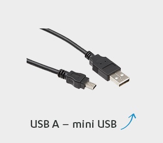 USB A- mini usb