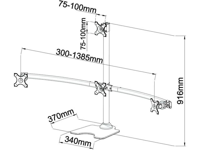 Line drawing with meassurements Line drawing with meassurements