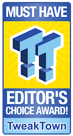 Tweak Town Editor´s Choice Award