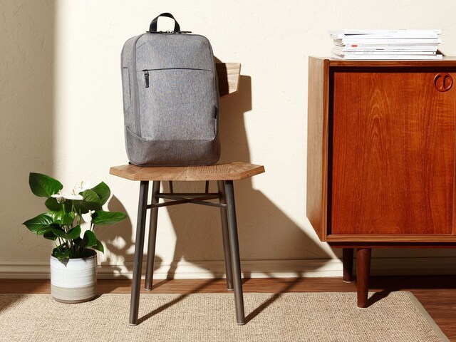 Backpack on chair Backpack on chair
