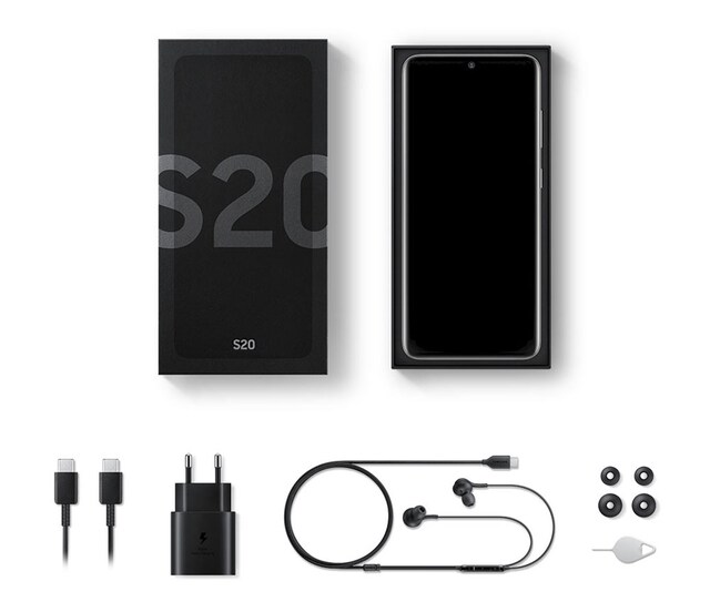 Galaxy S20 4G - Hva er i esken? Galaxy S20 4G - Hva er i esken?