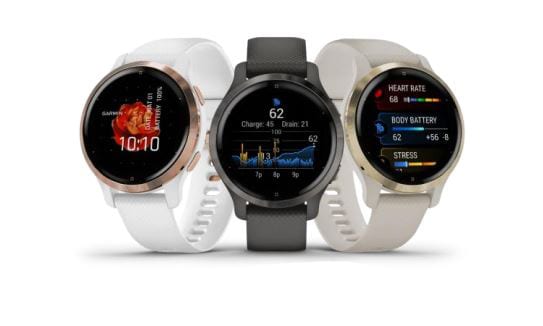 Garmin Venu 2S smartklokke 40mm - hvit/rose gold