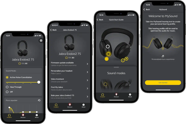 Jabra Evolve2 75 Link380a MS Stereo Black